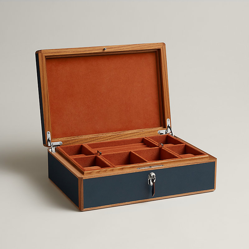 Amalthee Oxer watch and jewelry box, large model | Hermès USA
